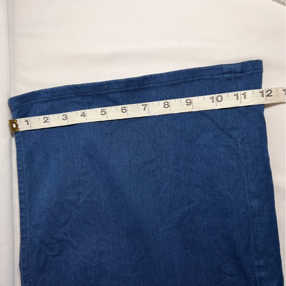 Zara Women’s Wide Leg Crop Denim - Size 8 - Picture 6 of 7